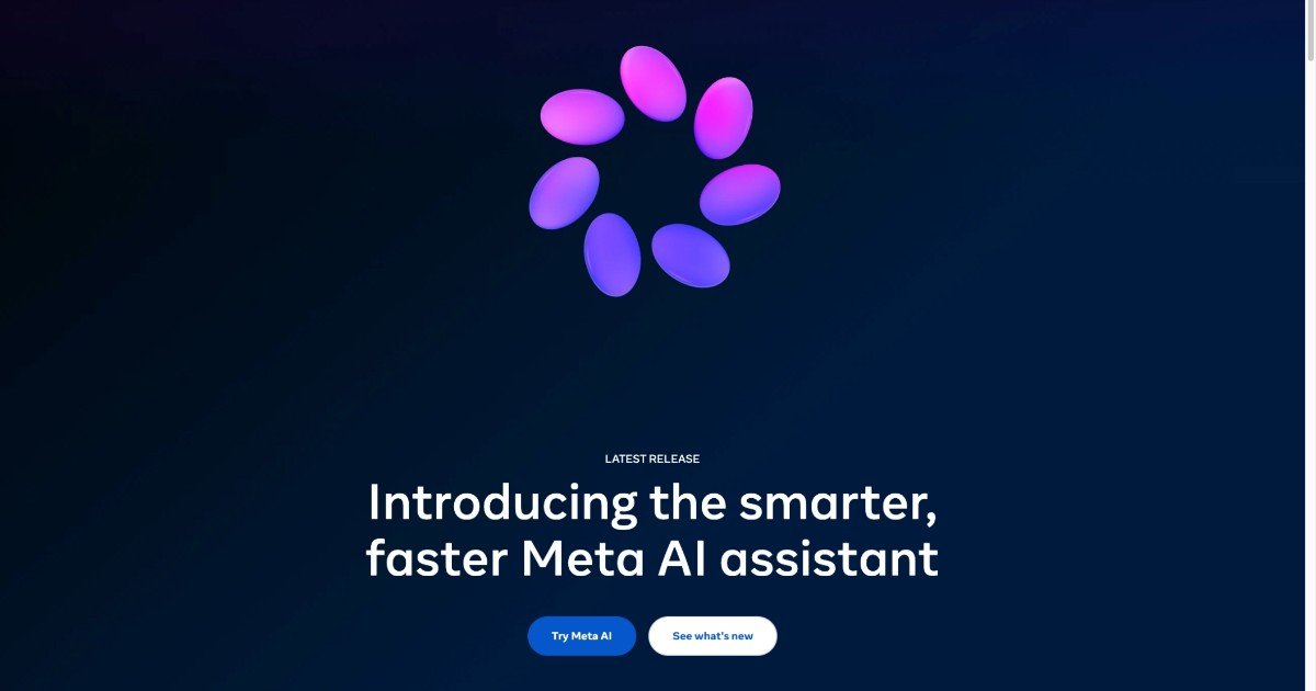 Capture d'écran de Meta AI