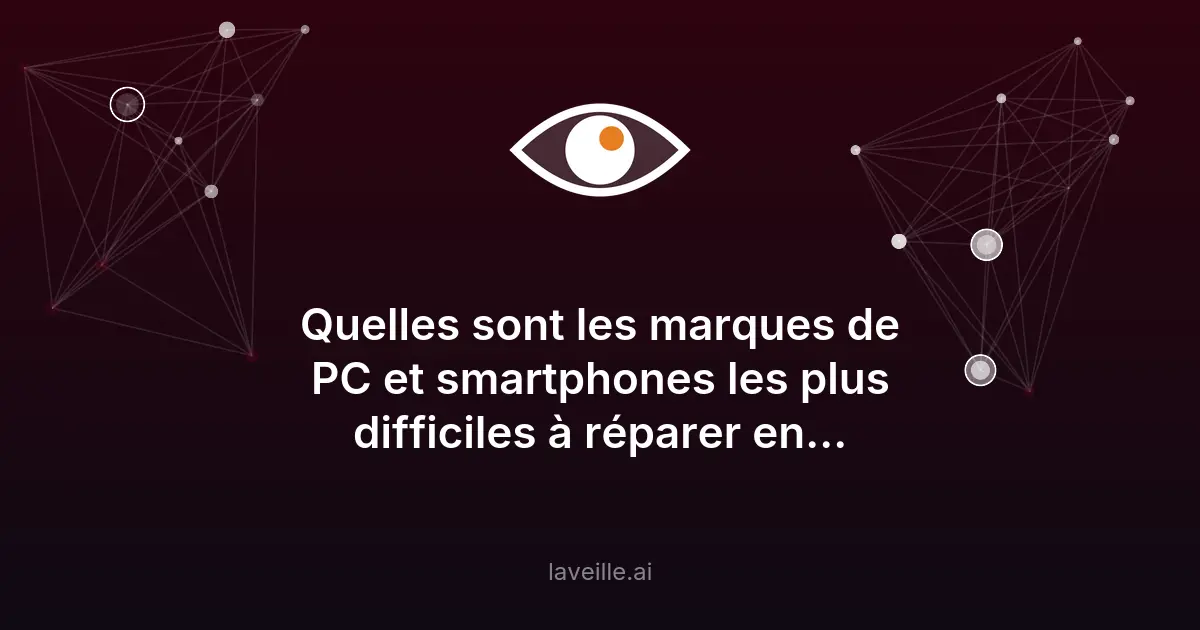 Classement des marques tech les plus réparables en 2026