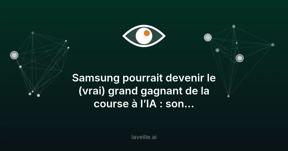 Samsung : bénéfice en hausse de 755% grâce à l'IA