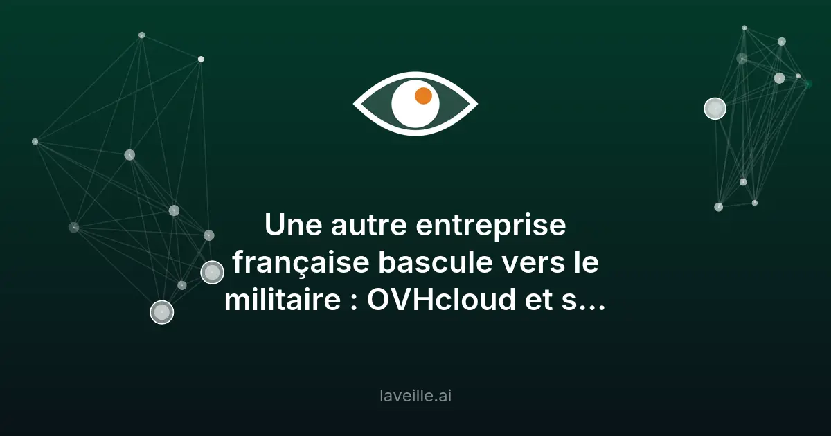 OVHcloud se lance dans la défense avec un cloud souverain
