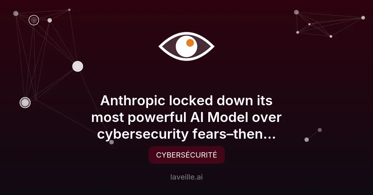 Claude Mythos Preview : l'IA qui révolutionne la cybersécurité
