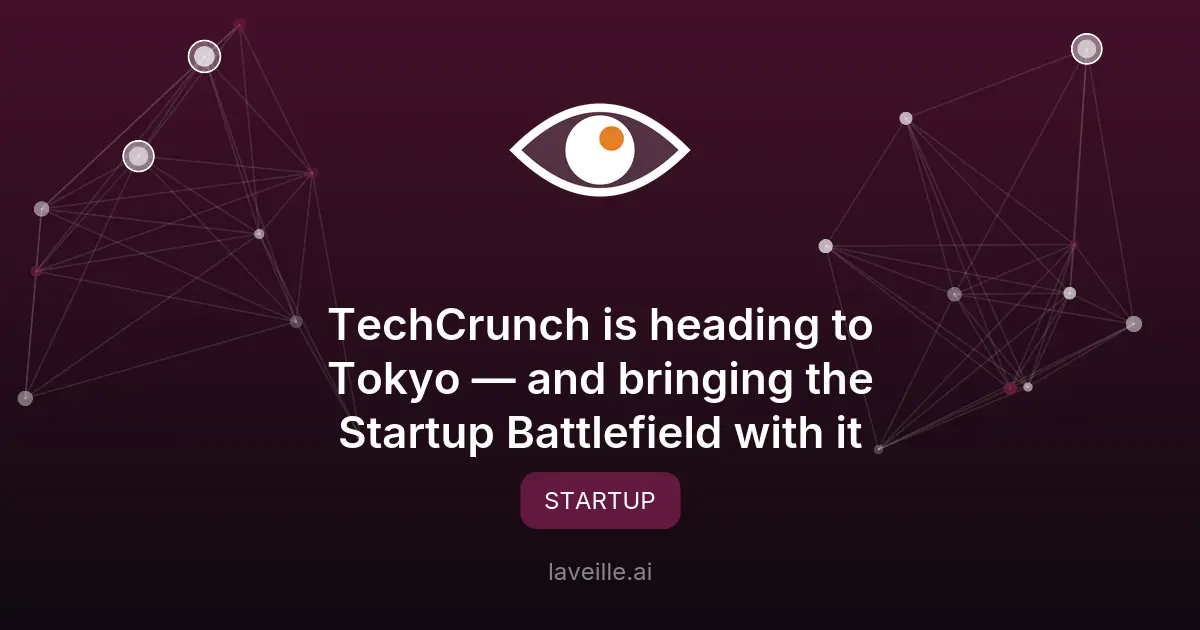 TechCrunch à SusHi Tech Tokyo 2026 : Innovation et startups