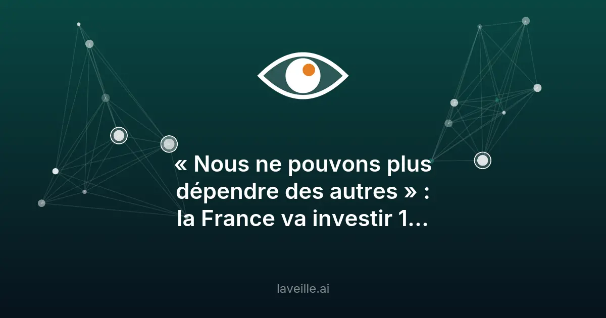 France investit 1 milliard de plus dans le quantique