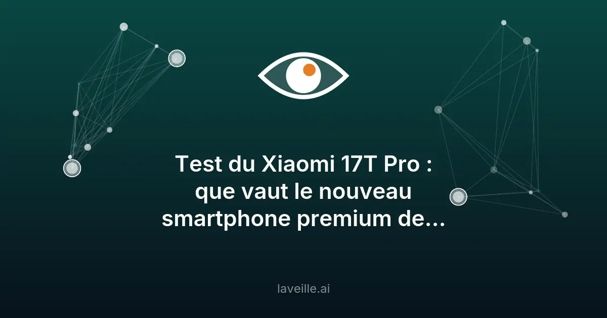 Test du Xiaomi 17T Pro : smartphone premium à 999€