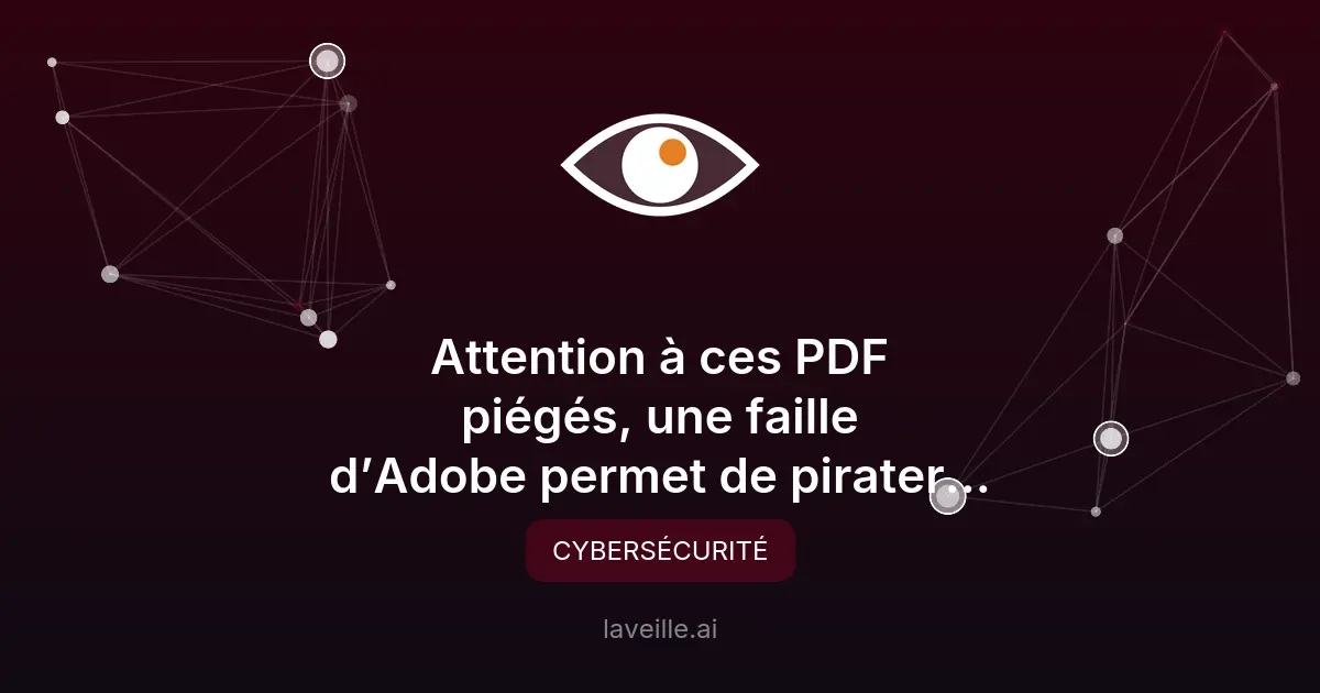 Faille critique dans Adobe Acrobat Reader : risque majeur