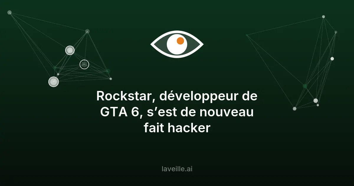 Rockstar Games piraté par ShinyHunters : menace de fuite de données