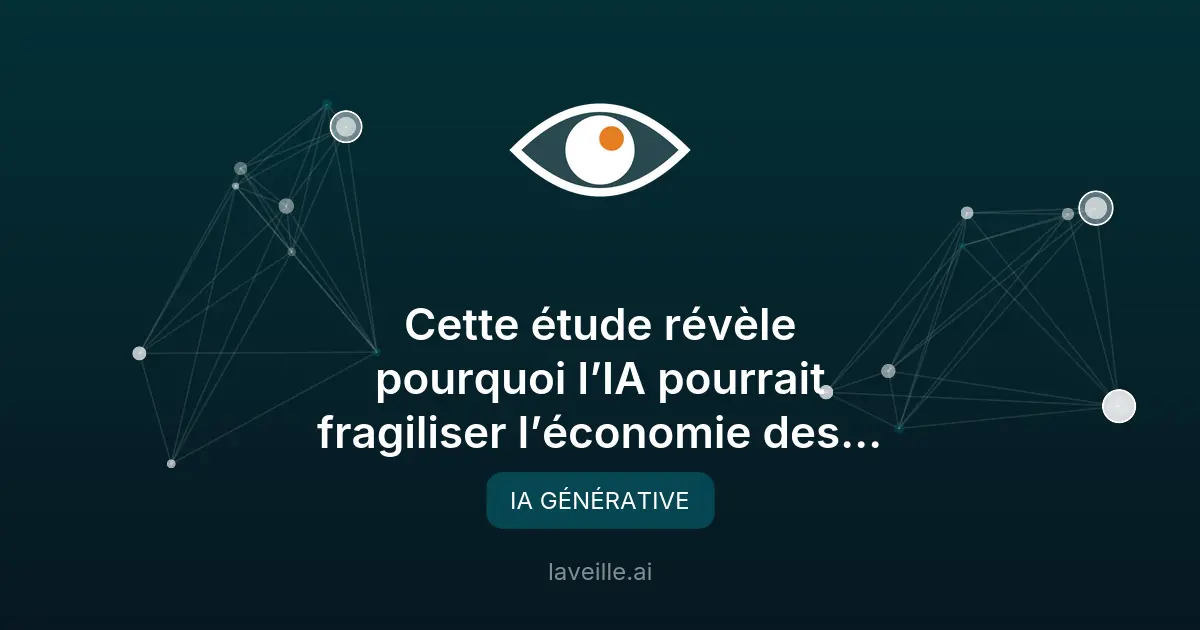 Piège économique de l'IA : l'étude qui inquiète