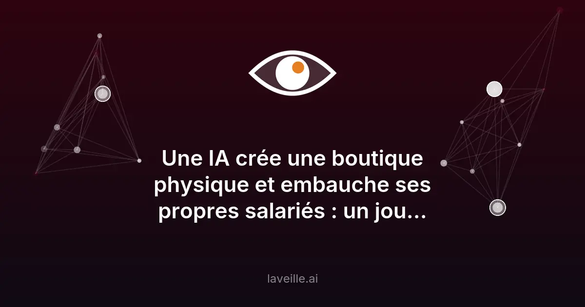 Une IA gère une boutique physique à San Francisco