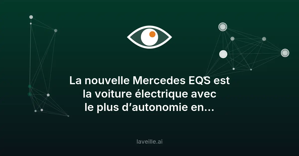 Mercedes EQS 2026 : autonomie record et technologies innovantes