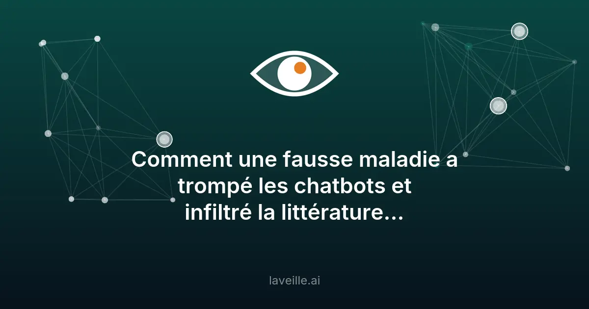 Comment une fausse maladie a trompé les chatbots IA