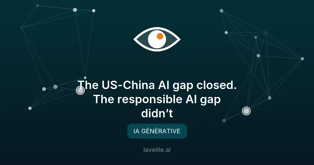 IA : la Chine rattrape les USA, la sécurité recule