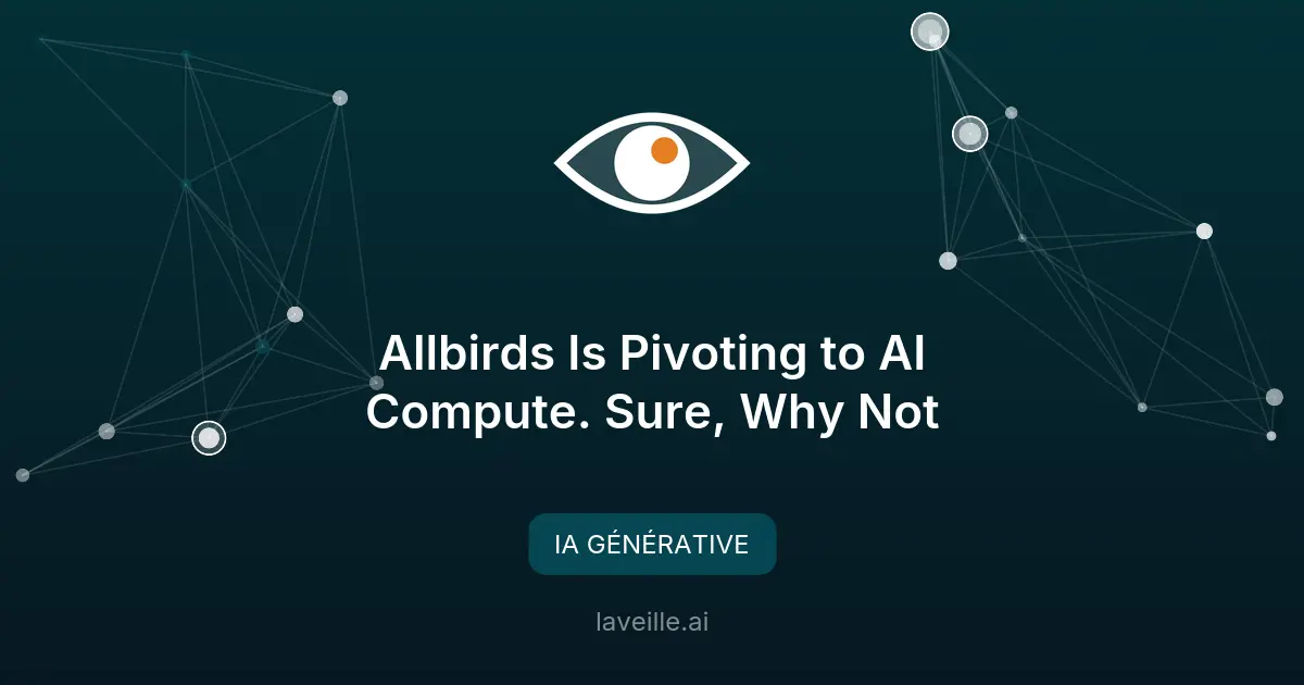 Allbirds se reconvertit dans l'IA avec NewBird AI