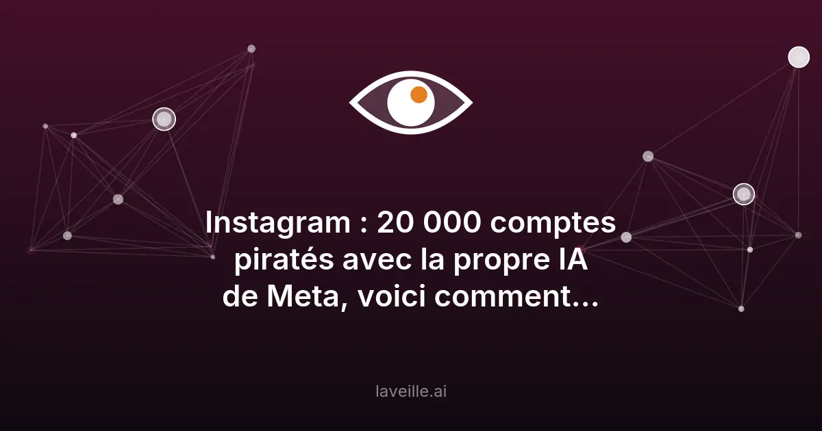 20 000 comptes Instagram piratés via l'IA de Meta