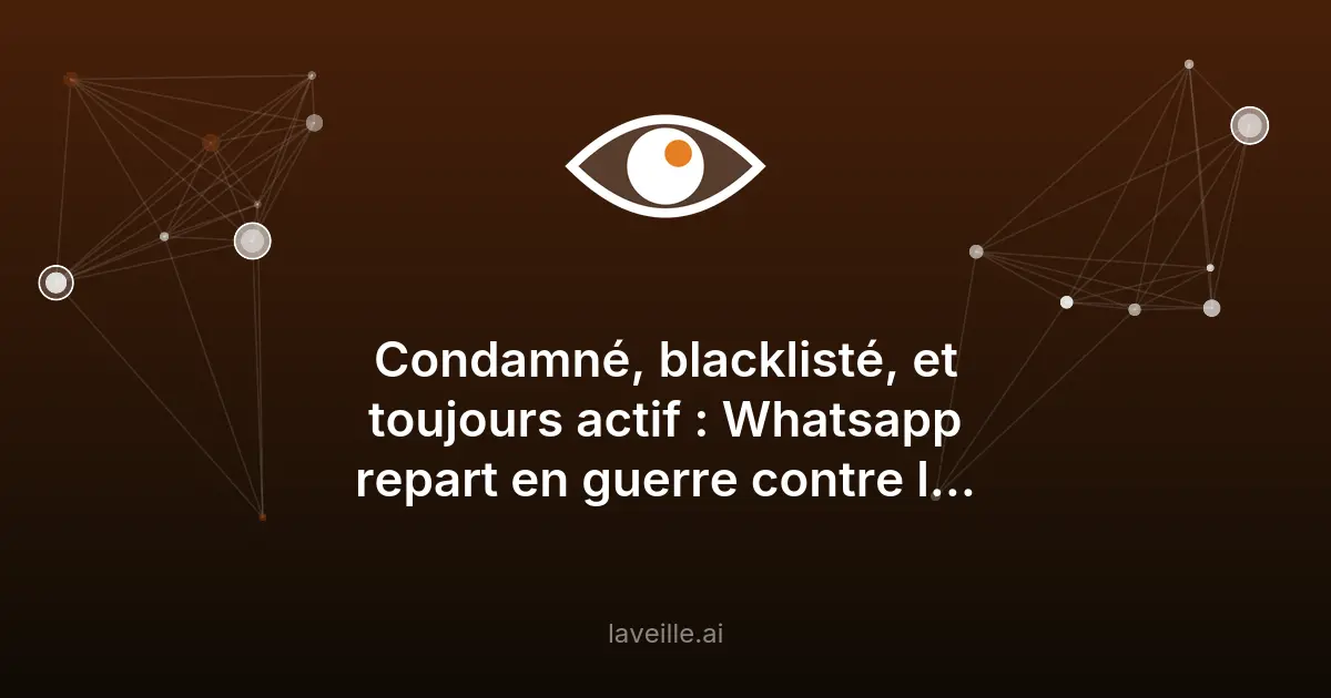 Meta poursuit NSO pour espionnage malgré l'interdiction