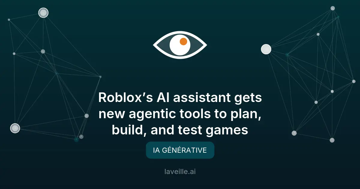 Roblox améliore son Assistant IA pour les créateurs de jeux