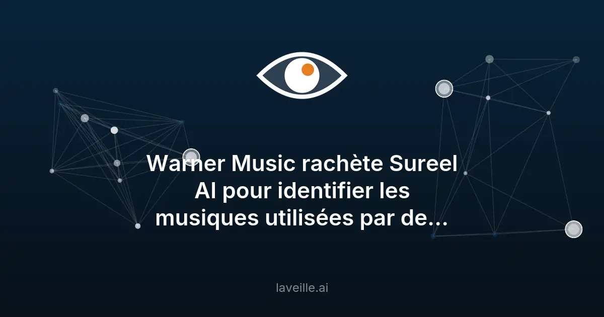 Warner Music rachète Sureel AI pour traquer l'IA générative
