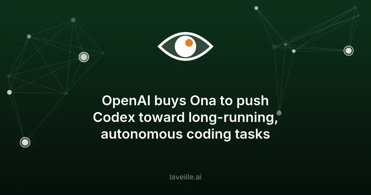 OpenAI acquiert Ona pour booster Codex