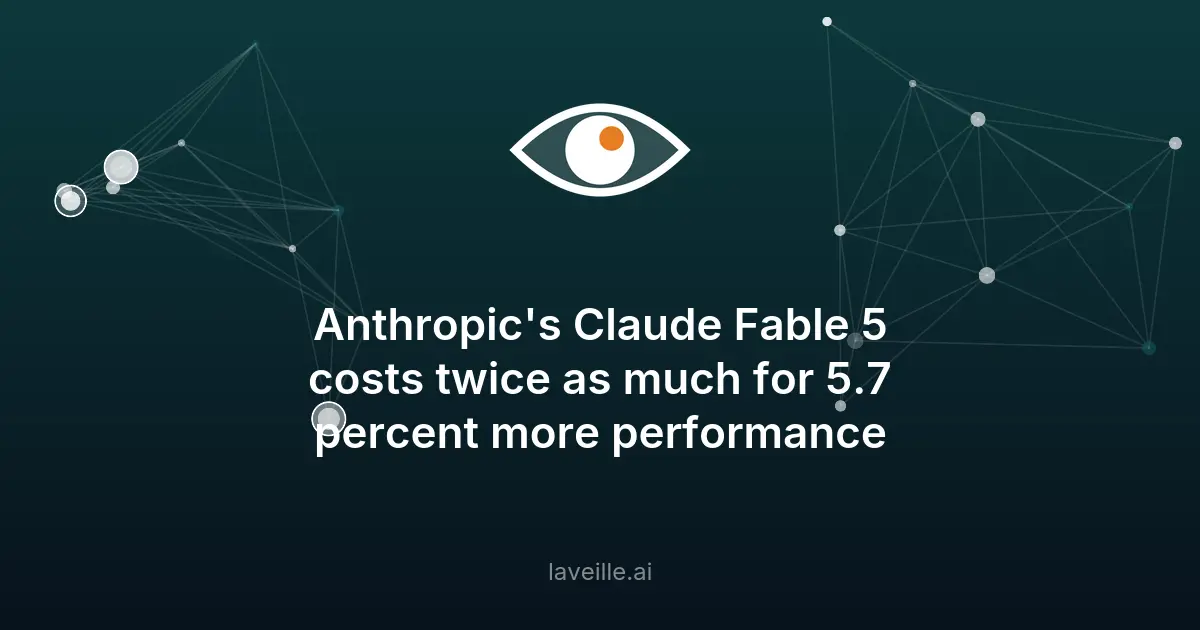 Claude Fable 5 : performance record, coût doublé