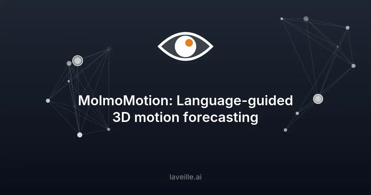 MolmoMotion : la prévision de mouvement 3D guidée par langage