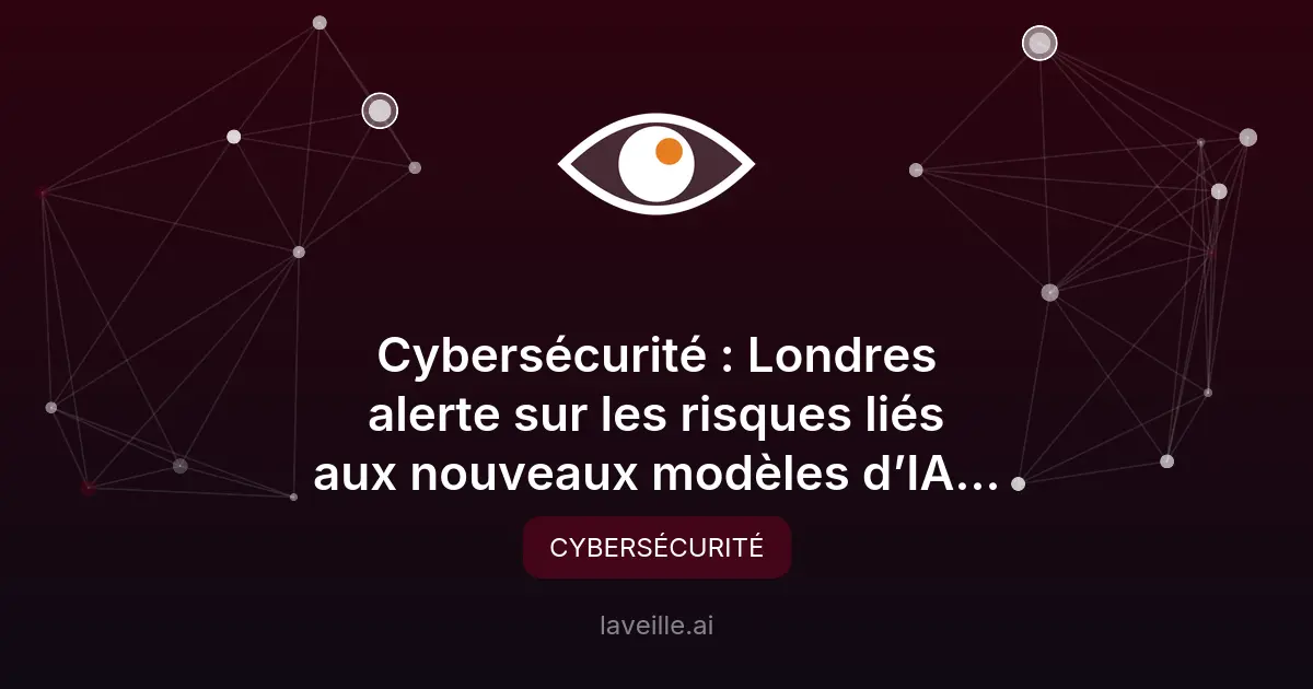Cybersécurité : Londres alerte sur les risques des modèles d'IA