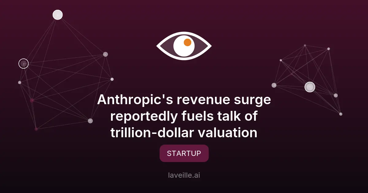 Anthropic : Croissance des revenus et valorisation d'un trillion