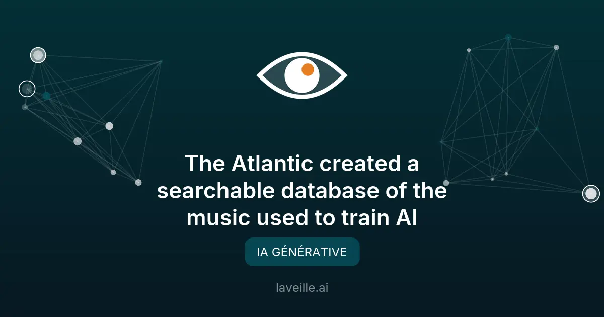 The Atlantic lance un outil pour vérifier si une chanson a servi à entraîner une IA musicale