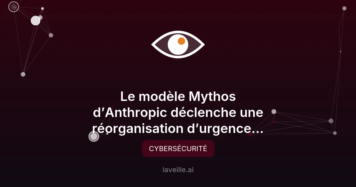 Mythos d’Anthropic : révolution en cybersécurité mondiale