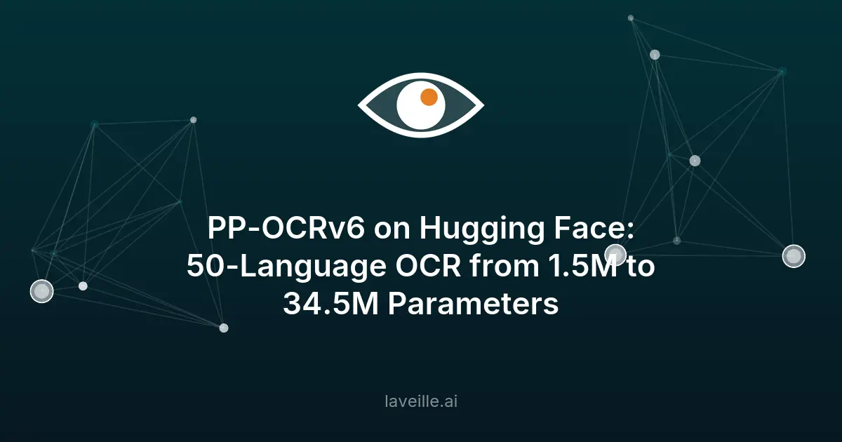 PP-OCRv6 : Modèle OCR multilingue performant