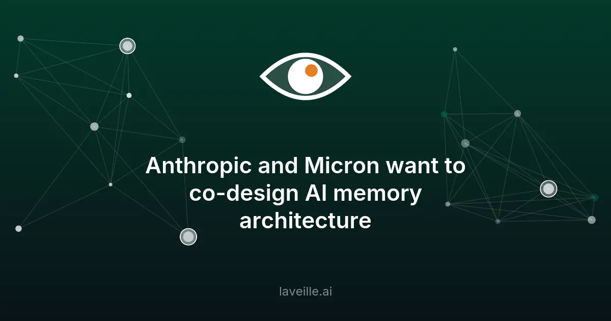 Micron et Anthropic collaborent sur les architectures mémoire IA