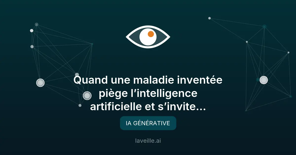 Une maladie inventée piège l'IA et une revue médicale