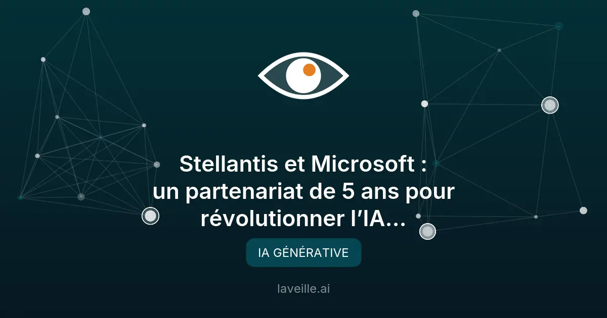 Stellantis et Microsoft : Partenariat IA révolutionnaire