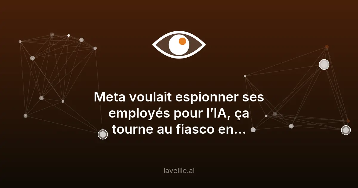 Meta suspend son programme controversé de surveillance des employés