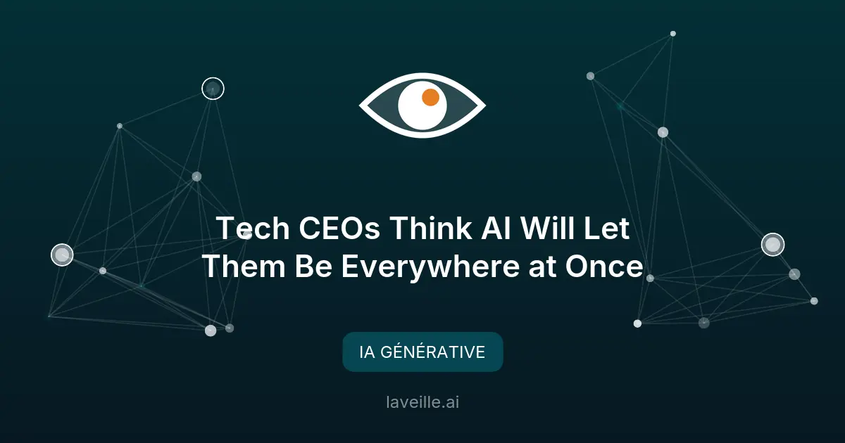 Comment les dirigeants tech utilisent l'IA pour tout contrôler