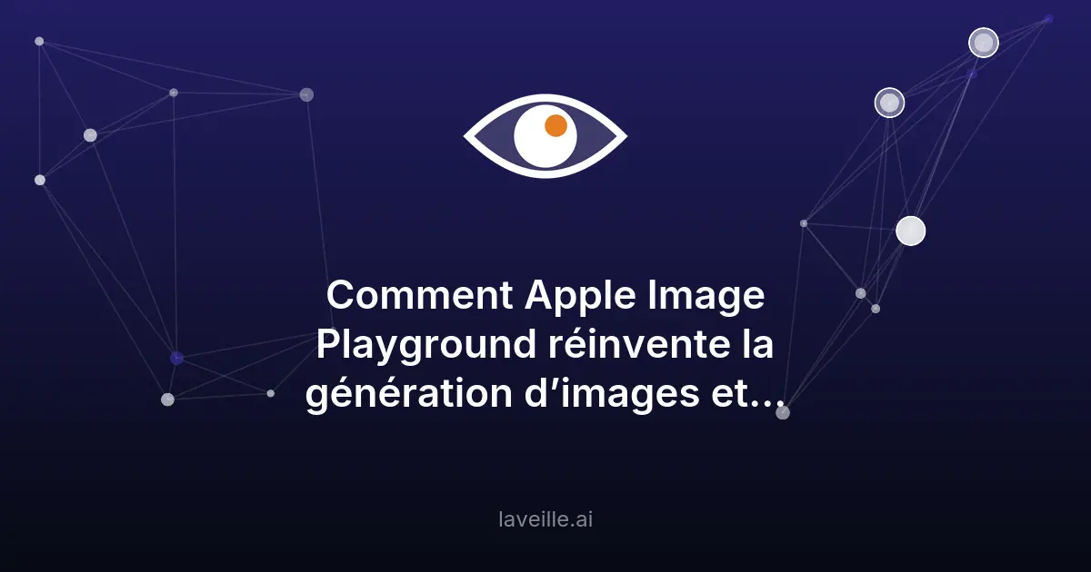 Apple Image Playground : l'IA générative réinventée