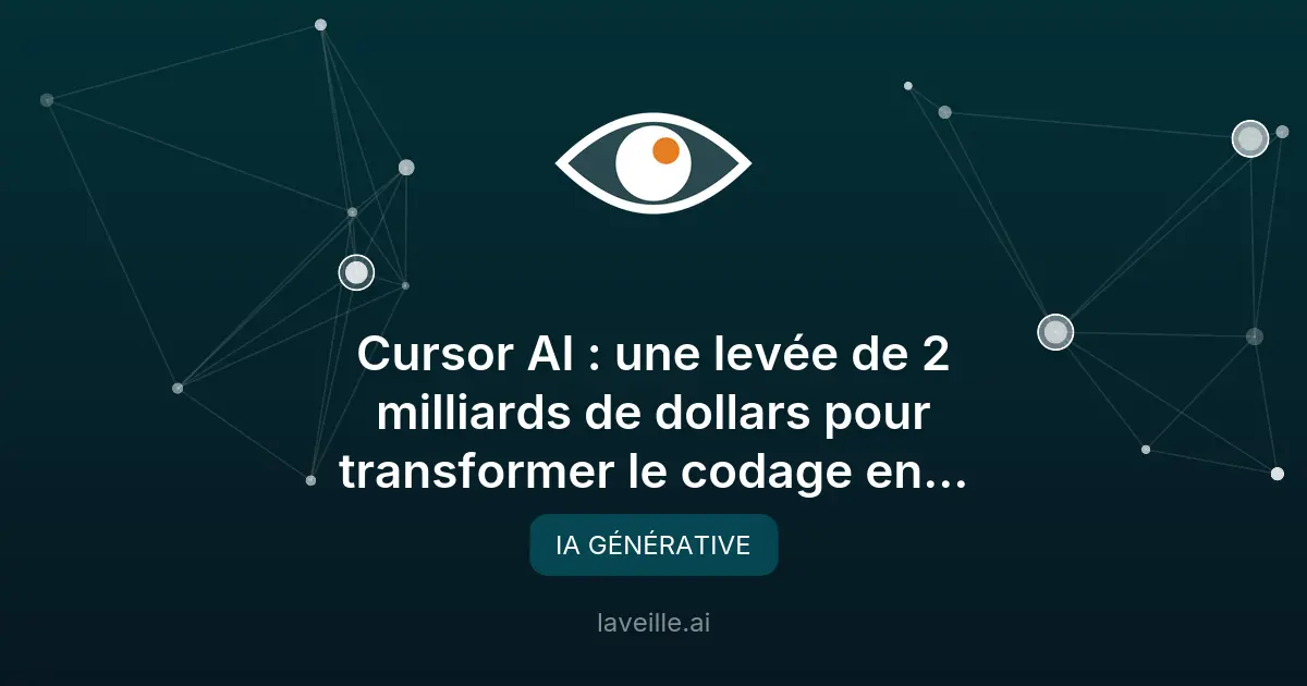 Cursor AI lève 2 milliards pour révolutionner le codage