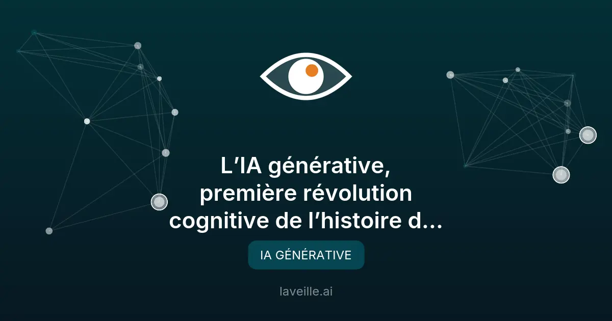 IA générative : révolution cognitive dans le monde du travail