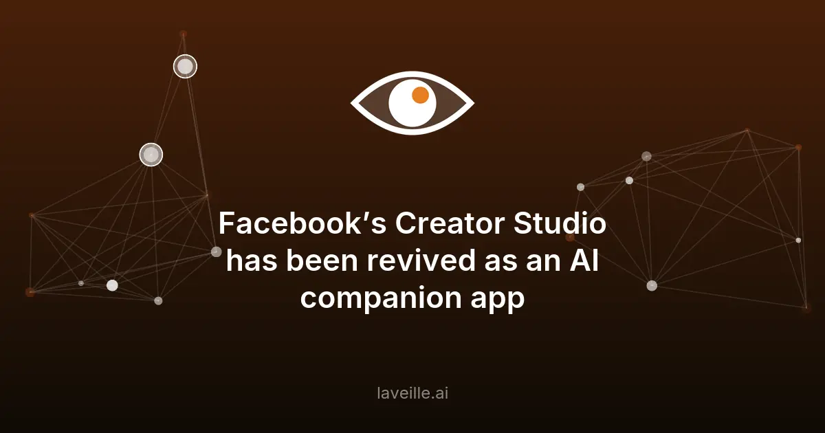 Meta relance Creator Studio en application IA