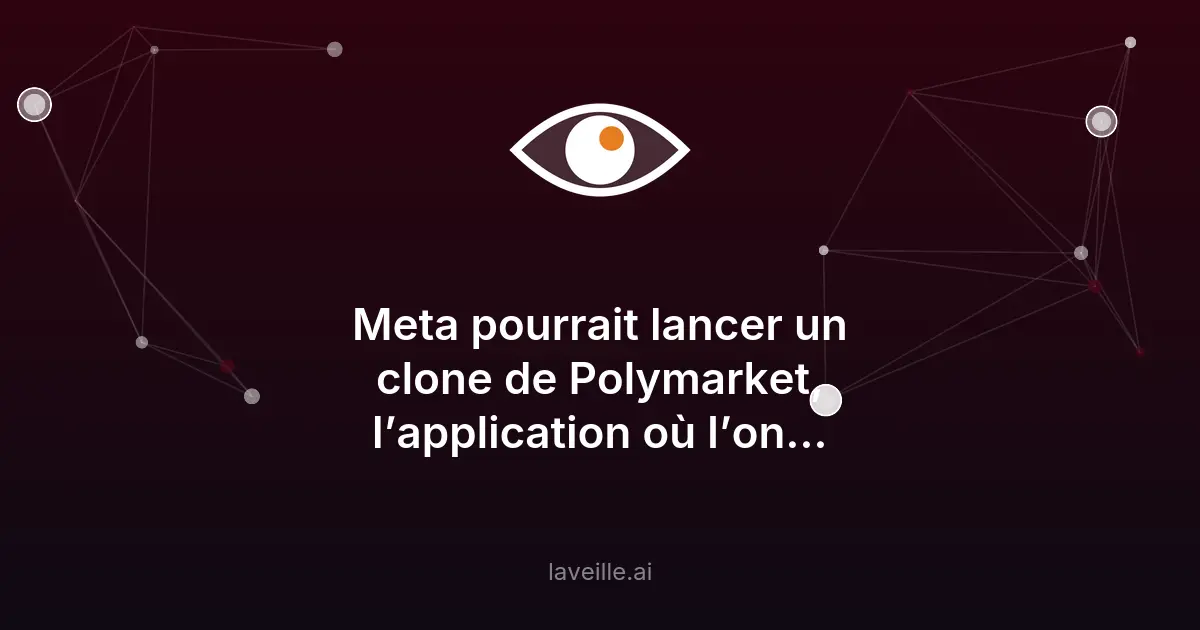 Meta prépare Arena, un clone de Polymarket