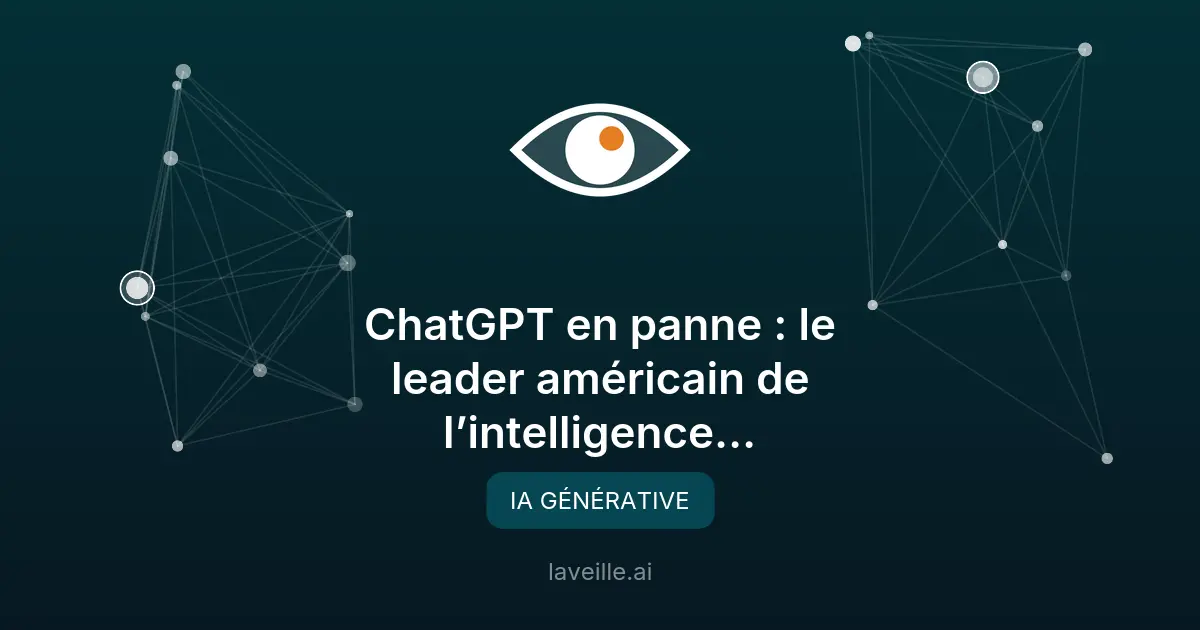 Panne majeure de ChatGPT : OpenAI confirme le problème