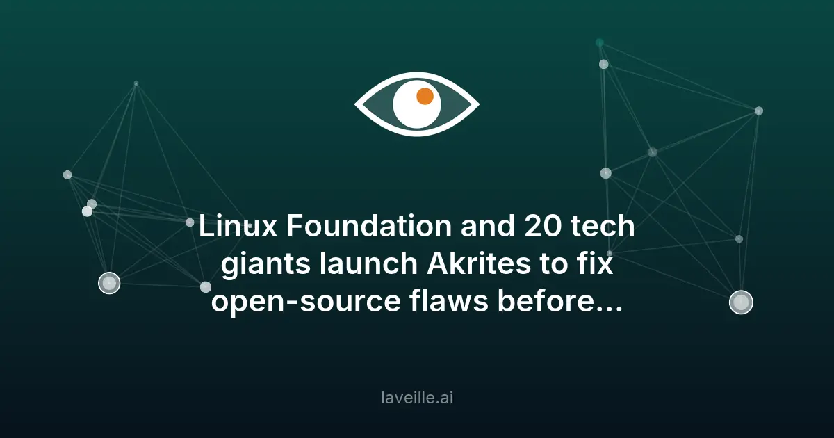Akrites sécurise l'open-source face aux attaques IA