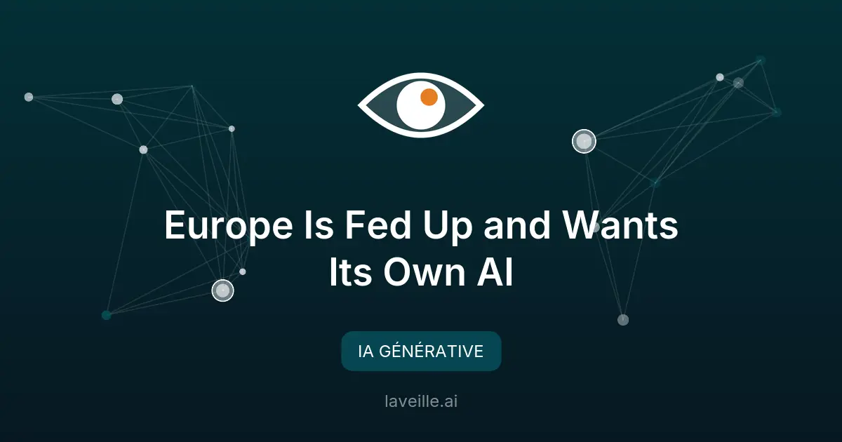 L'Europe mise sur une IA souveraine face aux géants américains