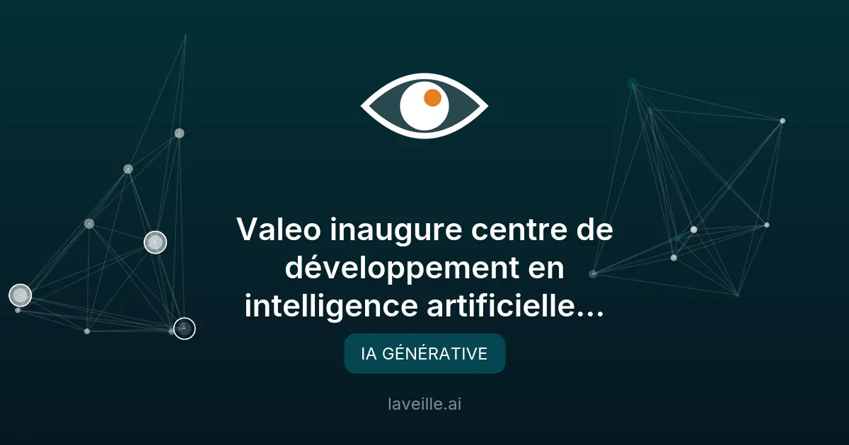 Valeo inaugure un centre IA au Caire en 2026