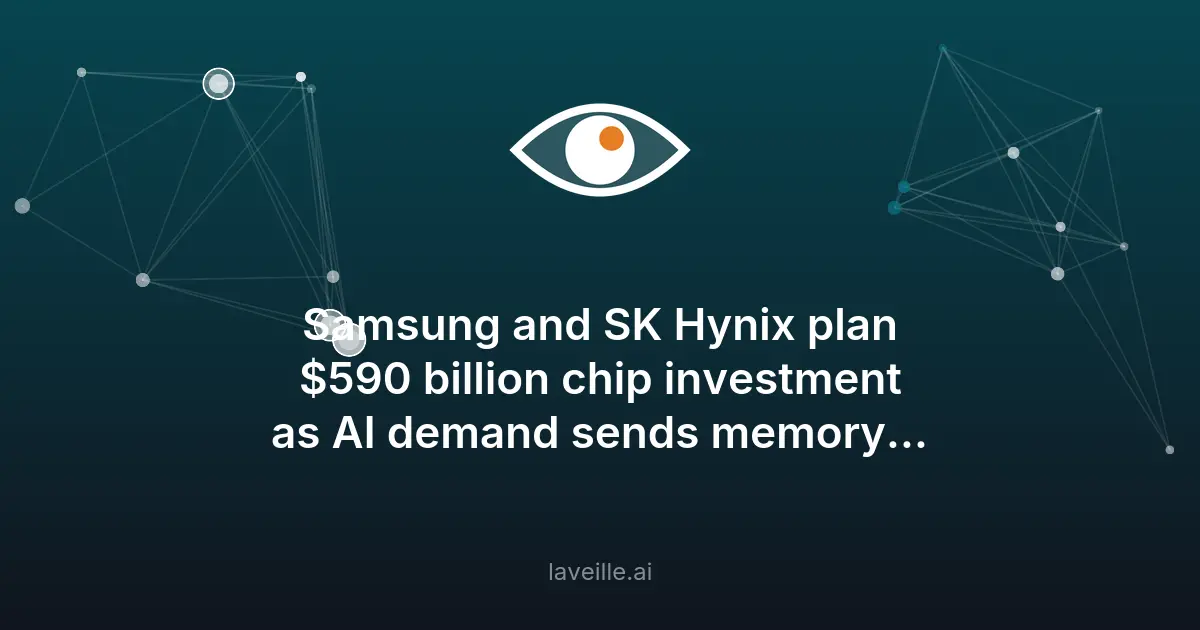 Samsung et SK Hynix investissent 590 milliards dans les puces IA