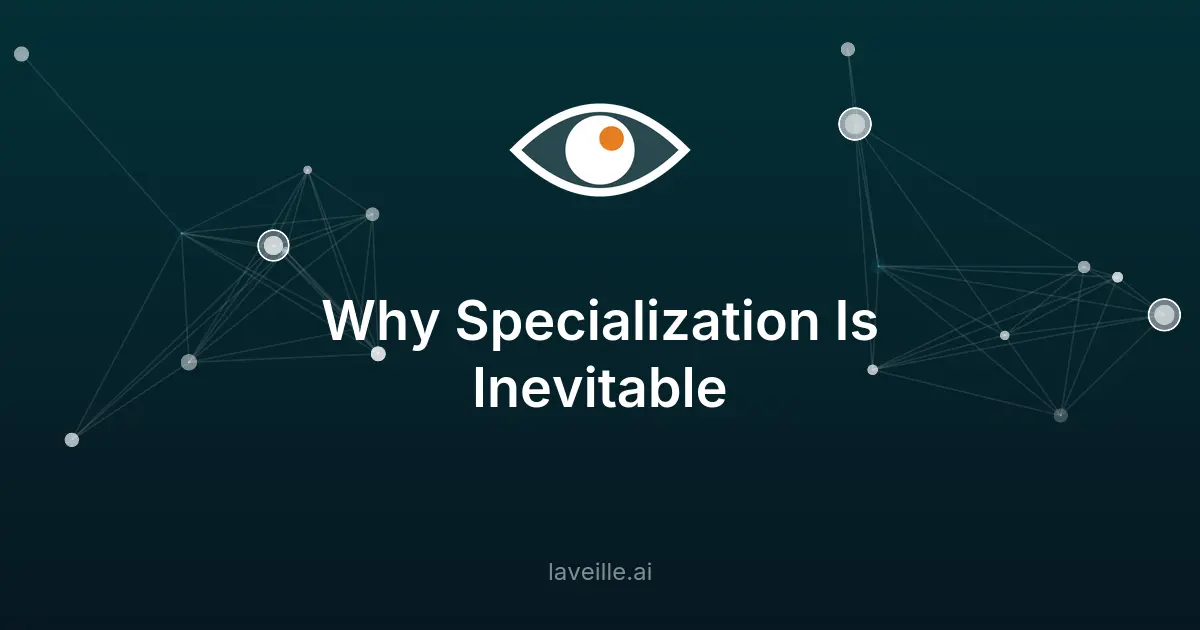 Pourquoi la spécialisation en IA est inévitable