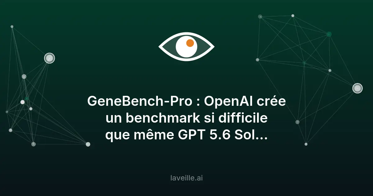 GeneBench-Pro : le nouveau benchmark IA d'OpenAI pour la biologie