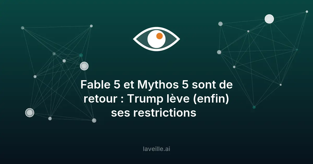 Levée des restrictions sur Claude Fable 5 et Mythos 5