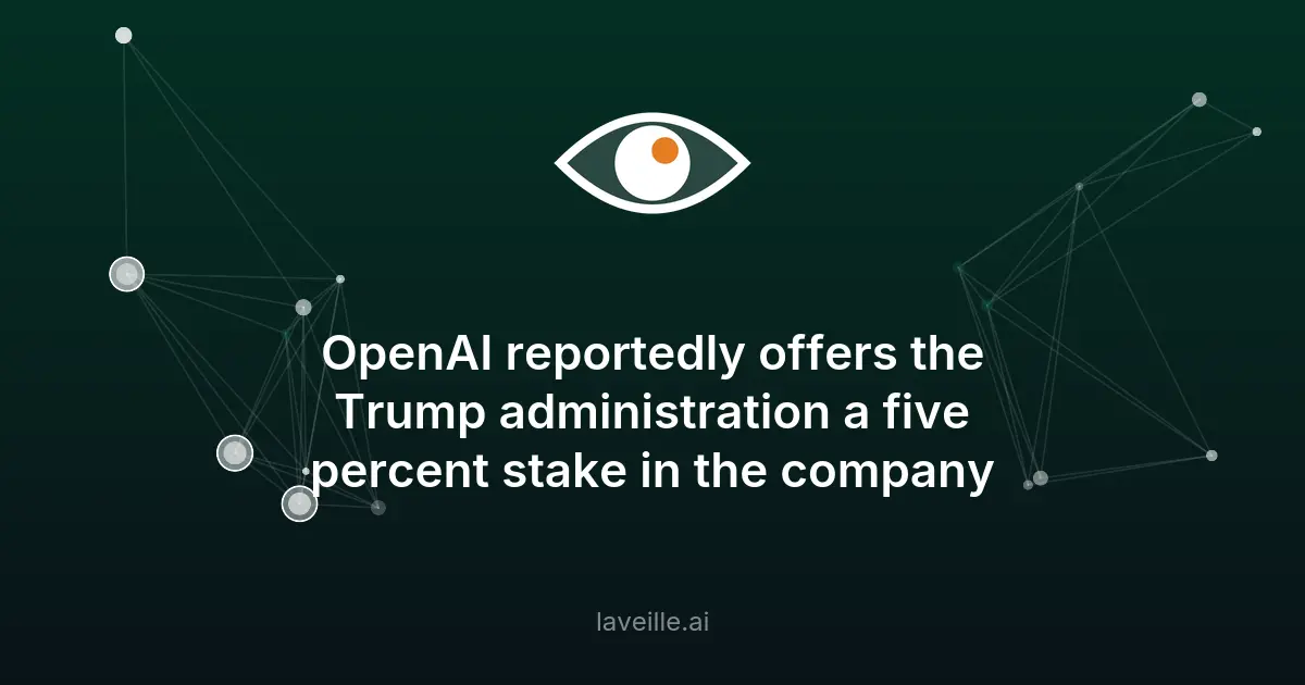 OpenAI offre 5% à Trump : enjeux et impacts