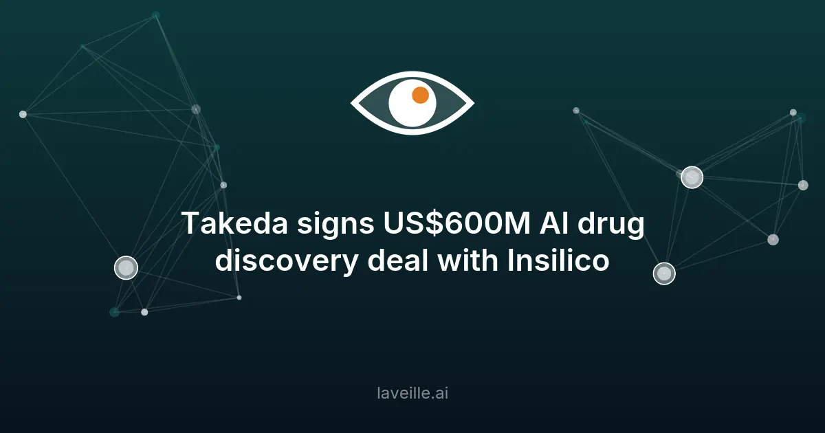 Takeda signe un accord de 600M$ avec Insilico pour l'IA