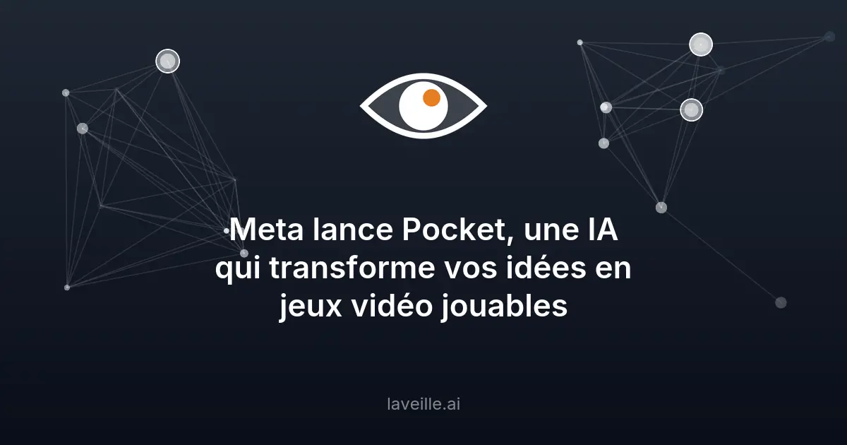 Meta Pocket : l'IA qui crée des jeux depuis un texte