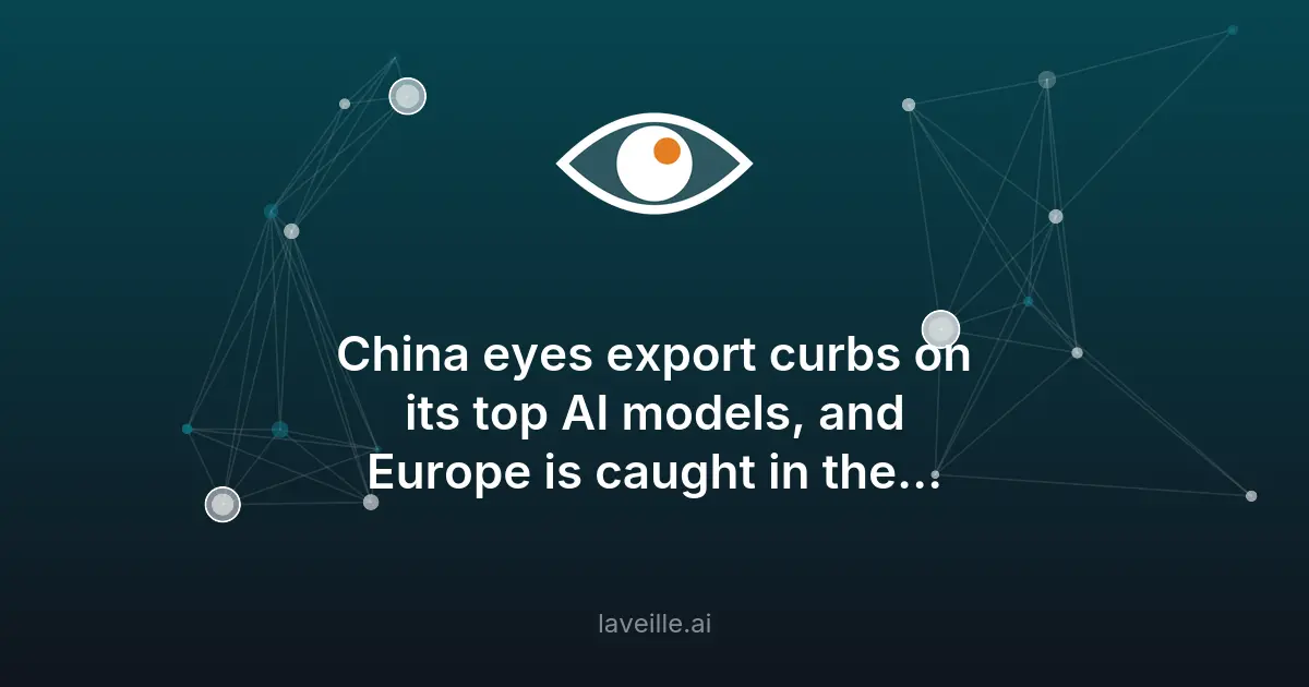Chine : restrictions sur l'exportation des modèles d'IA avancés